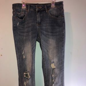Distressed Ruff Hewn Jeans